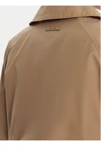 Calvin Klein Trencz LV044C501G Brązowy Regular Fit. Kolor: brązowy. Materiał: bawełna