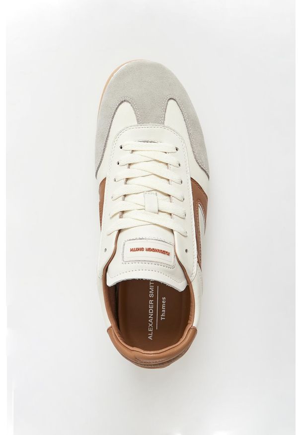 Alexander Smith - Sneakersy męskie skórzane Thames ALEXANDER SMITH. Materiał: skóra