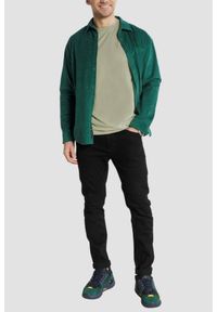 Guess - GUESS Zielony t-shirt męski Hedley, Rozmiar S. Kolor: zielony #2