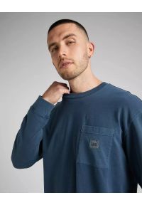 Lee - LEE LS CORE LOOSE TEE MĘSKI LONGSLEEVE KOSZULKA Z DŁUGIM RĘKAWEM LOGO MARINE L69RCO54. Długość rękawa: długi rękaw. Długość: długie. Styl: marine #5