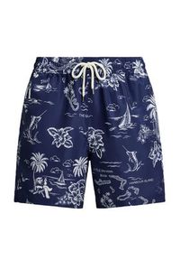 Polo Ralph Lauren Szorty kąpielowe 710B13658001 Granatowy Classic Fit. Kolor: niebieski. Materiał: syntetyk #5