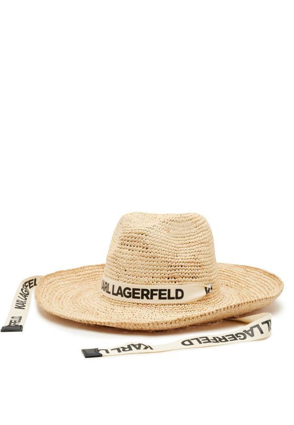 Karl Lagerfeld - KARL LAGERFELD Kapelusz 231W3406 Beżowy. Kolor: beżowy