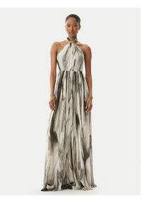 Elisabetta Franchi Sukienka letnia ABR4752E2 E84 Czarny Regular Fit. Kolor: czarny. Materiał: syntetyk. Sezon: lato #1