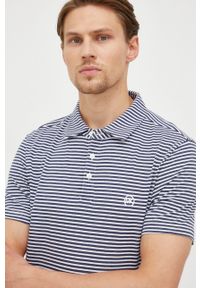 Michael Kors polo bawełniane CU250XZ67E kolor granatowy wzorzysty. Typ kołnierza: polo. Kolor: niebieski. Materiał: bawełna. Długość: krótkie. Wzór: aplikacja #5