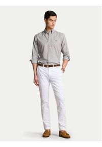 Polo Ralph Lauren Koszula 710829480009 Szary Custom Fit. Typ kołnierza: polo. Kolor: szary. Materiał: bawełna #3
