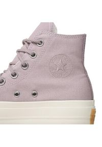 Converse Trampki Chuck Taylor All Star Lift Platform Canvas A05014C Fioletowy. Kolor: fioletowy. Materiał: materiał. Obcas: na platformie #4