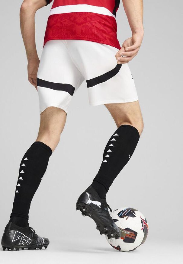 Puma - Męskie szorty Egipt 2025 PUMA White Black. Kolor: biały, czarny, wielokolorowy