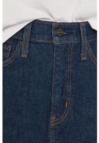 Levi's® - Levi's - Spódnica jeansowa. Okazja: na spotkanie biznesowe. Stan: podwyższony. Kolor: niebieski. Materiał: jeans. Styl: biznesowy #2