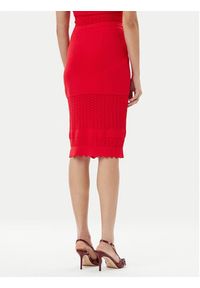 Gaudi Spódnica ołówkowa 511FD73005 Czerwony Slim Fit. Kolor: czerwony. Materiał: syntetyk #5