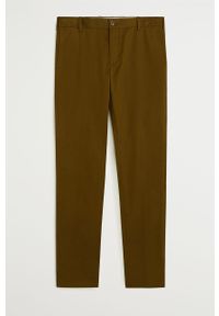 Mango Man - Spodnie Dublin. Kolor: brązowy. Materiał: tkanina. Wzór: gładki #6