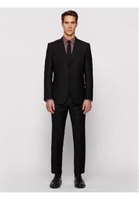 BOSS - Boss Koszula Jango 50451304 Czerwony Slim Fit. Kolor: czerwony. Materiał: bawełna