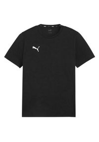 Puma - Męska Koszulka Team Goal Casuals. Kolor: czarny. Sport: turystyka piesza