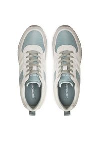 Calvin Klein Sneakersy Low Top Lace Up Mix HM0HM01495 Szary. Kolor: szary. Materiał: materiał