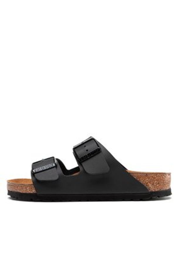 Birkenstock Klapki Arizona Birko-Flor 051791 Czarny. Kolor: czarny. Materiał: skóra