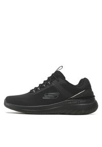 skechers - Skechers Sneakersy Bounder 2.0 232673/BBK Czarny. Kolor: czarny. Materiał: materiał #3