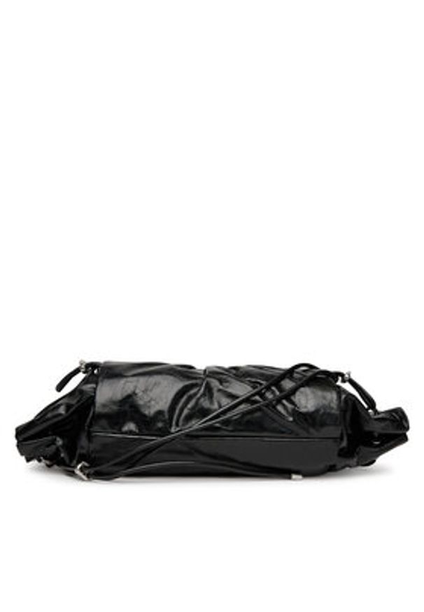 Diesel Torebka Scrunch-D X10182P1003 Czarny. Kolor: czarny. Materiał: skórzane