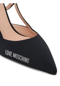 Love Moschino - LOVE MOSCHINO Sandały JA10267G1NIMX00040 Czarny. Kolor: czarny. Materiał: materiał