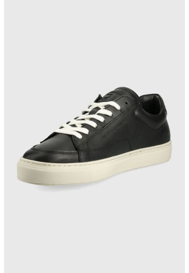 G-Star RAW - G-Star Raw sneakersy skórzane loam ii kolor czarny. Nosek buta: okrągły. Zapięcie: sznurówki. Kolor: czarny. Materiał: skóra