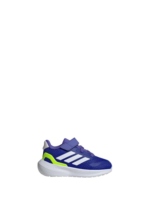 Adidas - Buty Runfalcon 5 Kids. Kolor: wielokolorowy, niebieski, biały, żółty. Sport: bieganie