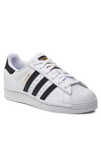 Adidas - adidas Sneakersy Superstar J FU7712 Biały. Kolor: biały. Materiał: skóra. Model: Adidas Superstar #6