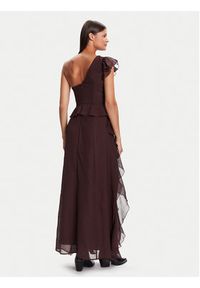 Vero Moda Sukienka koktajlowa Sabrina 10343819 Brązowy Regular Fit. Kolor: brązowy. Materiał: syntetyk. Styl: wizytowy