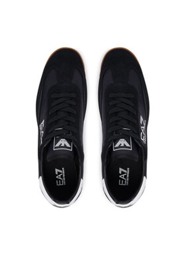 EA7 Emporio Armani Sneakersy 7X000655 AF23106 MC001 Czarny. Kolor: czarny. Materiał: materiał