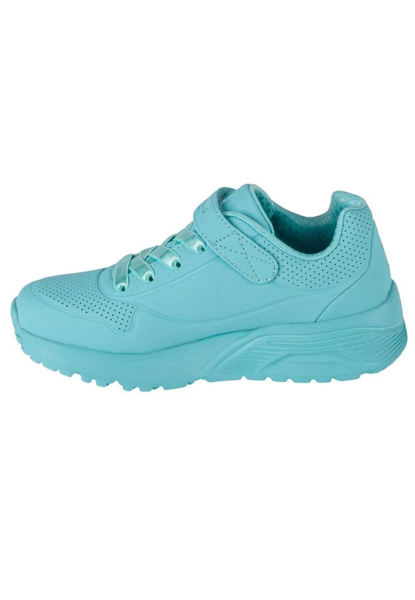 skechers - Buty do chodzenia dla dzieci Skechers Uno Lite. Kolor: niebieski. Materiał: syntetyk, tkanina, materiał. Sport: turystyka piesza