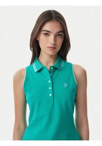 TOMMY HILFIGER - Tommy Hilfiger Polo 1985 WW0WW49561 Zielony Slim Fit. Typ kołnierza: polo. Kolor: zielony. Materiał: bawełna #3