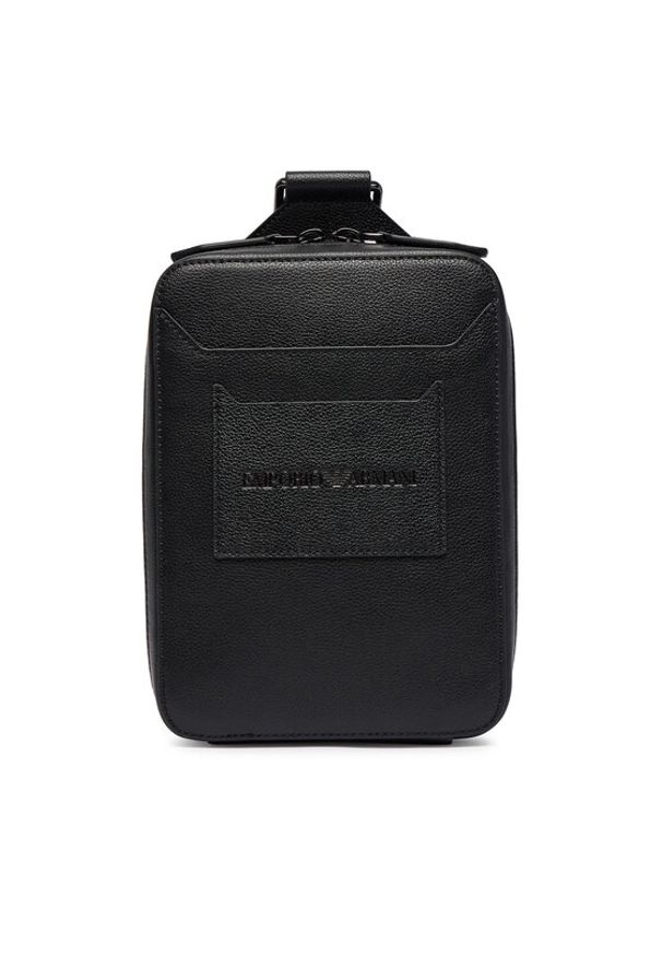 Emporio Armani Saszetka EM001613 AF13788 UC001 Czarny. Kolor: czarny. Materiał: skóra