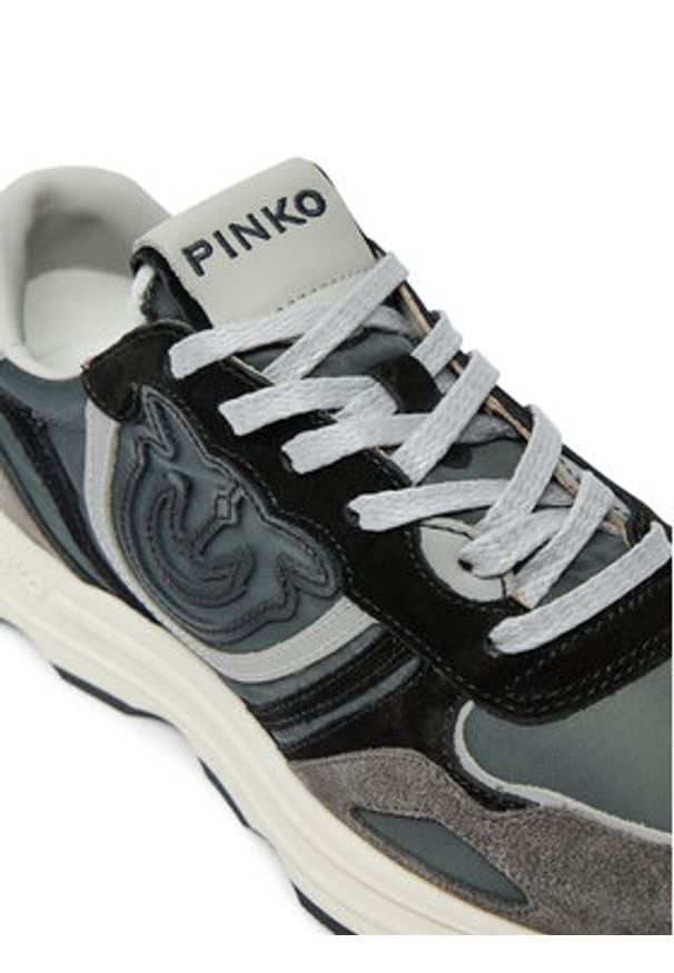 Pinko - PINKO Sneakersy Zoe 01 SS0087 P076 Szary. Kolor: szary. Materiał: materiał