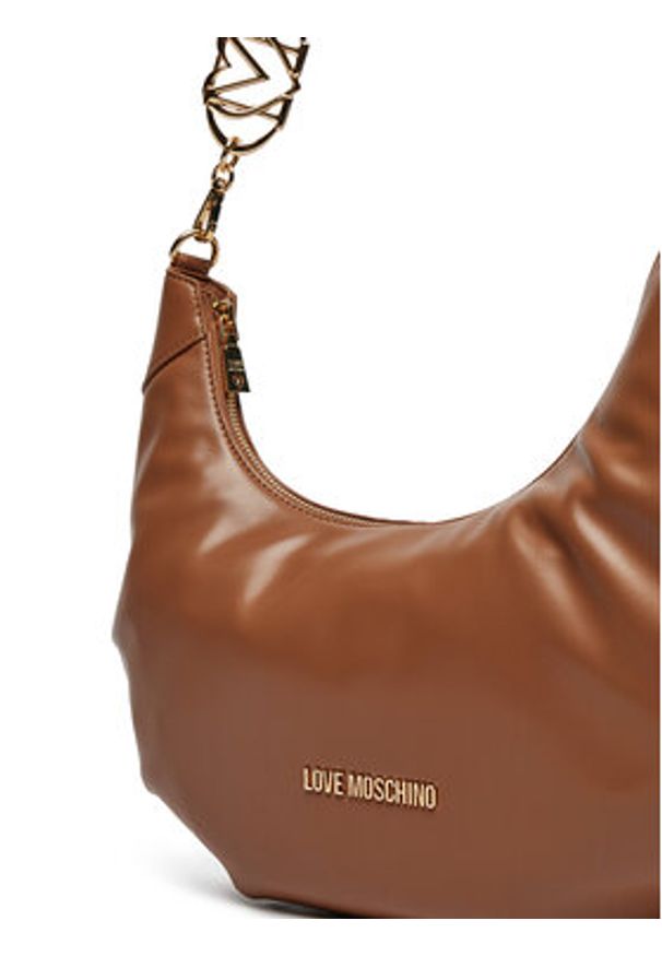 Love Moschino - LOVE MOSCHINO Torebka JC4053PP1MLF0201 Brązowy. Kolor: brązowy. Materiał: skórzane