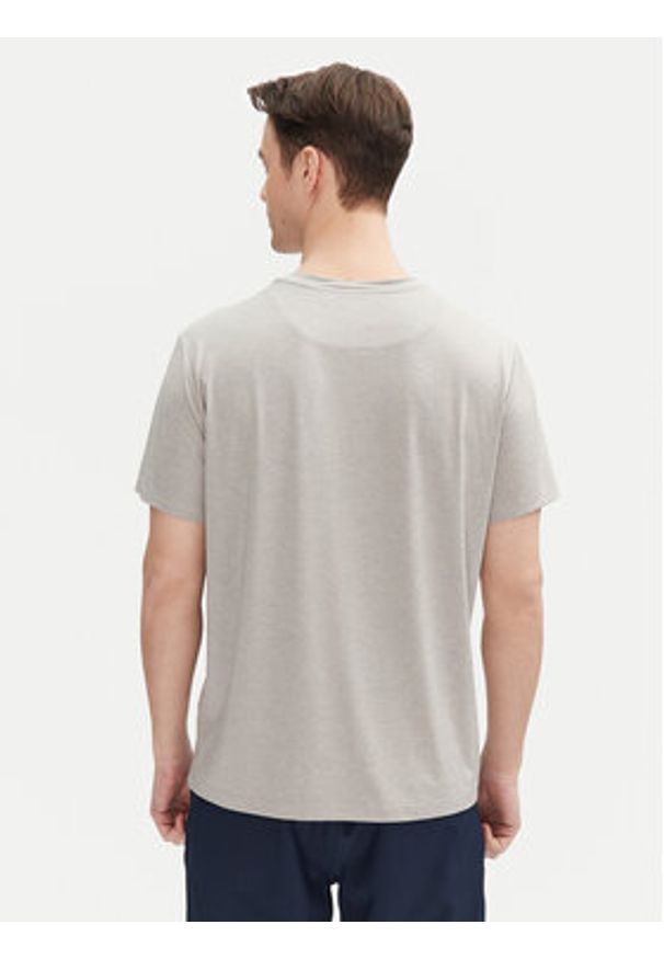 Aulp T-Shirt Tommy Szary Regular Fit. Kolor: szary. Materiał: syntetyk