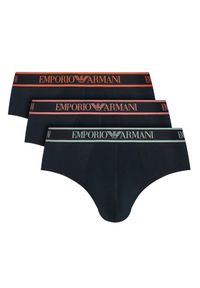 Emporio Armani Underwear Komplet slipów EM000258 AF20669 MB139 Granatowy. Kolor: niebieski. Materiał: bawełna #1
