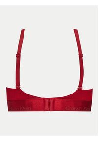 Calvin Klein Underwear Biustonosz braletka Lightly Lined Triangle 000QF7994E Bordowy. Kolor: czerwony. Materiał: syntetyk, bawełna