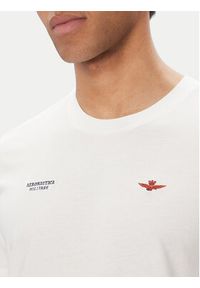 Aeronautica Militare T-Shirt 251TS2429J634 Biały Regular Fit. Kolor: biały. Materiał: bawełna #5
