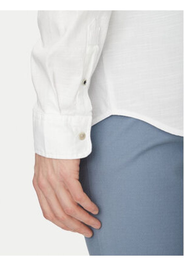 Jack & Jones - Jack&Jones Koszula Pierre 12270085 Biały Relaxed Fit. Kolor: biały. Materiał: bawełna