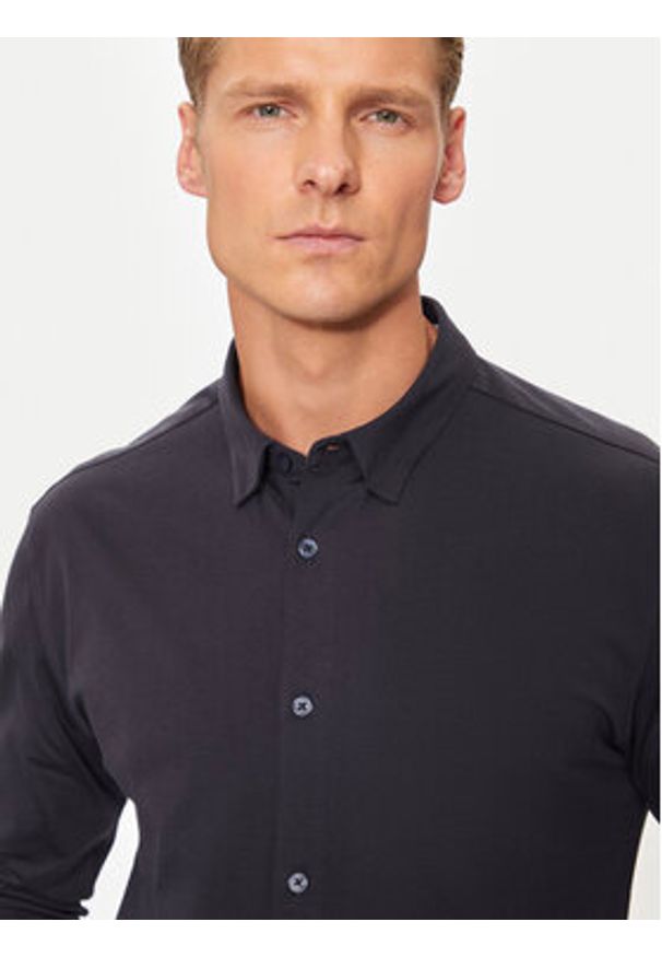 Only & Sons Koszula Robin 22031023 Granatowy Slim Fit. Kolor: niebieski. Materiał: bawełna