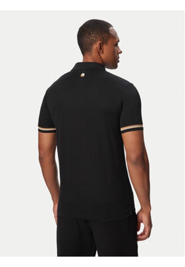BOSS Polo Serve 50559200 Czarny Regular Fit. Typ kołnierza: polo. Kolor: czarny. Materiał: syntetyk