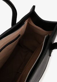 Renee - Czarna Klasyczna Torebka Typu Shopper z Paskiem Crossbody Nalireine. Kolor: czarny. Styl: klasyczny #2