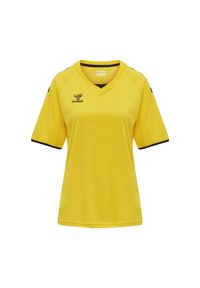 Koszulka damska Hummel hmlhmlCORE volley. Kolor: żółty. Sport: piłka nożna #1