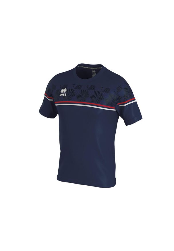 ERREA - Jersey Errea diamantis. Kolor: czerwony, niebieski, wielokolorowy. Materiał: jersey. Długość rękawa: krótki rękaw. Długość: krótkie. Sport: fitness