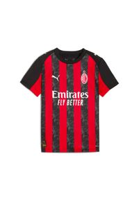 Replika Koszulki Domowej Puma Acm Jr. Koszulka Dzieci. Kolor: czerwony, wielokolorowy, czarny #1