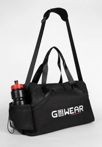 GORILLA WEAR - Gwear Everyday Gym Bag - Czarny. Kolor: biały. Sport: fitness