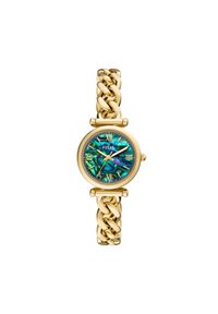 Fossil Zegarek Carlie ES5416 Złoty. Kolor: złoty