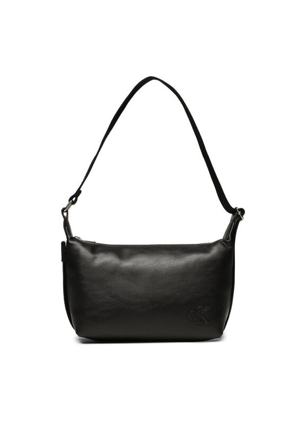 Calvin Klein Jeans Torebka Ultralight Shoulder Bag22 Pu K60K610852 Czarny. Kolor: czarny. Materiał: skórzane
