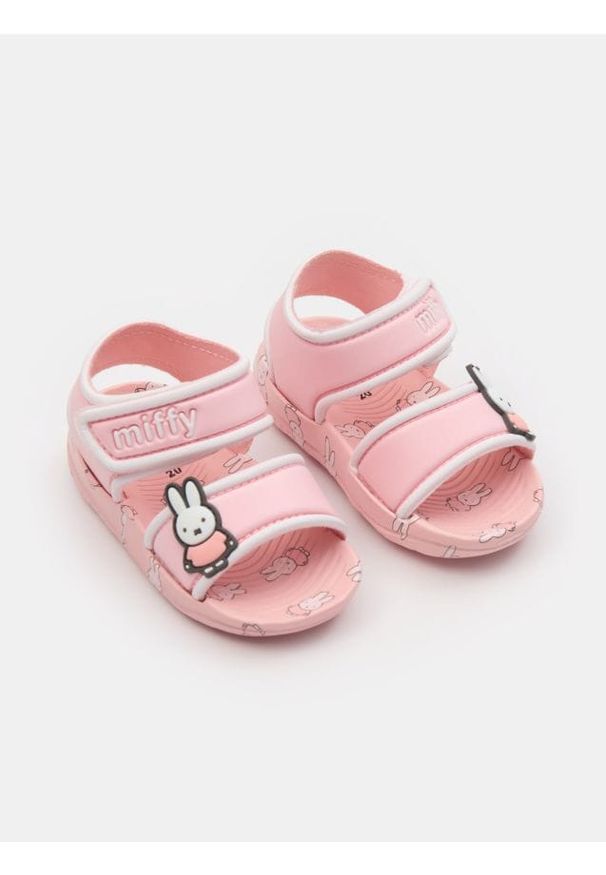 Sinsay - Sandały Miffy - różowy. Kolor: różowy