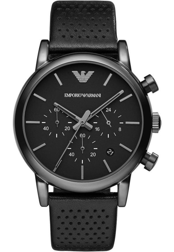 Emporio Armani - ZEGAREK MĘSKI EMPORIO ARMANI LUIGI AR1737 + BOX