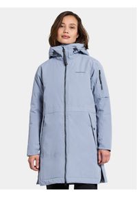 Didriksons Parka Ella Wns Parka 2 504835 Błękitny Regular Fit. Kolor: niebieski. Materiał: syntetyk