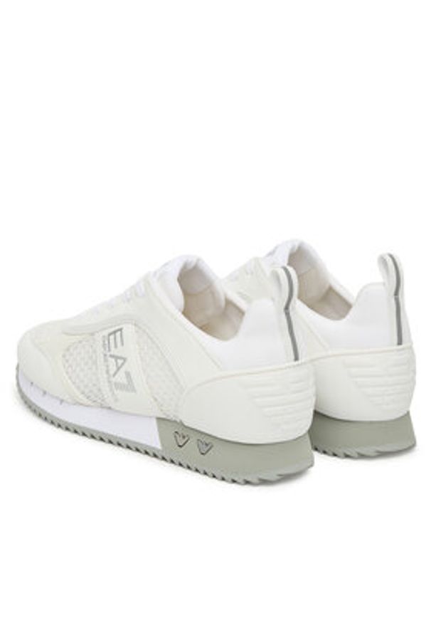EA7 Emporio Armani Sneakersy 7X000334 AF18610 MZ024 Biały. Kolor: biały. Materiał: skóra
