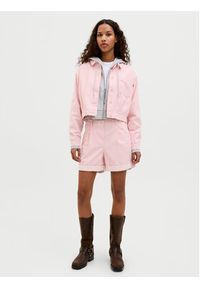 JJXX Szorty materiałowe Maddy 12253014 Różowy Loose Fit. Kolor: różowy. Materiał: bawełna #8